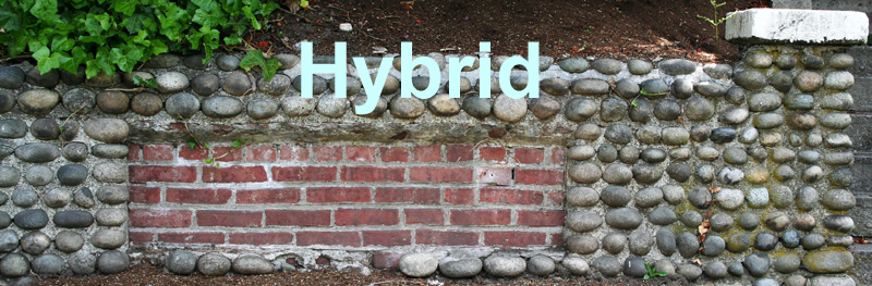 Hybrid retaining wall