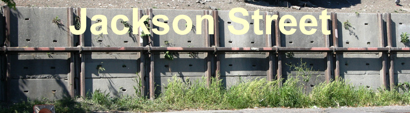 Jackson Street retaining wall